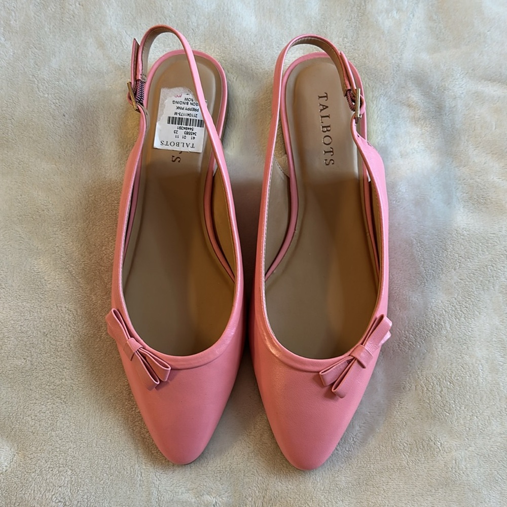 Talbots Pink Slingback Shoes
